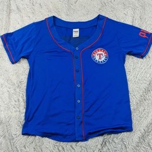 Pink Victoria's Secret Texas Rangers Jersey